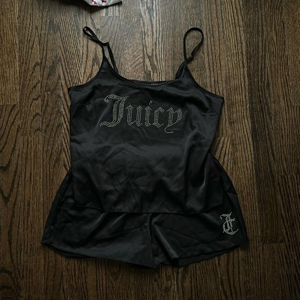 Juicy Couture black pajama set, size Medium